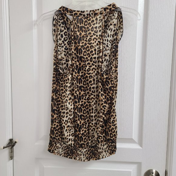 Cheetah Animal Print Blouse - Picture 4 of 4